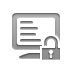terminal, open, Lock Gray icon