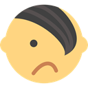 Emo, Face, Emoticon, feelings, interface, Emotion Khaki icon