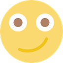 Emoticon, smiling, smiley, smile, Face, people, happy, Gestures, interface Khaki icon