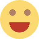 head, Face, interface, happy, Gestures, Emoticon, smile Khaki icon