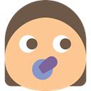 Pacifier, babies, baby, childhood, interface, people, happiness, Motherhood NavajoWhite icon