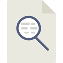 magnifying glass, interface, search, Loupe, document, zoom, Tools And Utensils, test Beige icon
