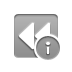 Info, rewind DarkGray icon