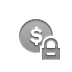 Dollar, Lock, coin Icon