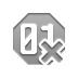 Byte, cross DarkGray icon