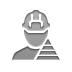 pyramid, operator Gray icon