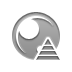 Sphere, pyramid Icon