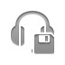 Diskette, Headset Icon