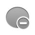 delete, Ellipse DarkGray icon