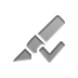 cutter, checkmark Gray icon