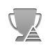 trophy, pyramid DarkGray icon