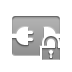 open, Lock, Disconnect DarkGray icon
