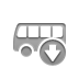 Down, Bus DarkGray icon
