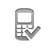 phone, checkmark Gray icon