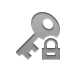 Lock, Key Gray icon