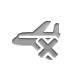 cross, Plane Gray icon