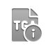 File, Tga, Format, Info DarkGray icon