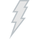 Bolt, lightning, light, weather, illumination, Storm, technology Black icon