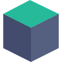 Squares, cube, 3d, Geometrical, shapes, interface DimGray icon