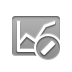 chart, Stats, line, cancel DarkGray icon