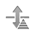 pyramid, vertical, Flip Gray icon