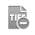 File, Tiff, delete, Format DarkGray icon