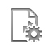 File, Gear, transfer Gray icon