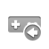 Game, Control, Left DarkGray icon