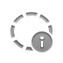 elliptical, Selection, Info Gray icon