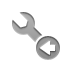 Left, Wrench, technical Icon