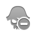 delete, Piracy DarkGray icon