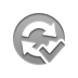 checkmark, refresh Gray icon