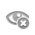 Close, open, Eye DarkGray icon