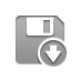 Diskette, Down DarkGray icon