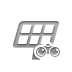 power, plant, Binoculars, solar Gray icon