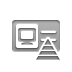 mac, Address, pyramid Gray icon