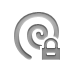 Lock, Spiral Gray icon