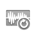 Audio, wave, Reload DarkGray icon