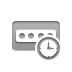 Clock, password DarkGray icon