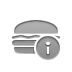 hamburger, Info DarkGray icon