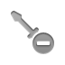 Screwdriver, delete, technical Gray icon