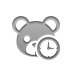 bear, teddy, Clock Icon