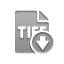 Tiff, File, Format, Down DarkGray icon