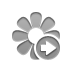 Flower, right DarkGray icon