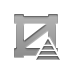 crate, send, pyramid Gray icon