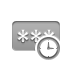 Clock, password DarkGray icon