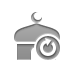 Mosque, Reload Gray icon