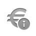 sign, Info, Euro, Currency DarkGray icon