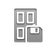 Door, Diskette Gray icon