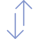 Arrows, Orientation, vertical, switch, swap, sort, Arrow Black icon